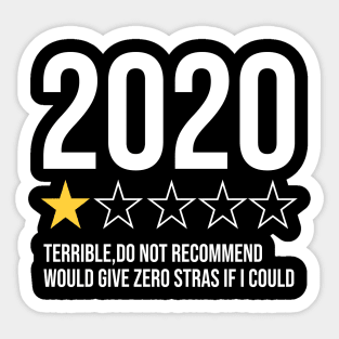 2020 Review - Very Bad Would Not Recommend Sticker